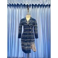 ราคา ชุดสูทเดรสผ้าฝ้ายทอมือ ย้อมคราม ครามแท้สกลนคร (20289114119)