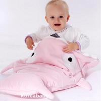 ราคา ถุงนอนเด็ก ถุงนอนทารกรูปปลา ผ้าห่มห่อตัวเด็ก ที่นอนเด็กเล็ก รูปปลาฉลาม สีชมพู (1484241436)