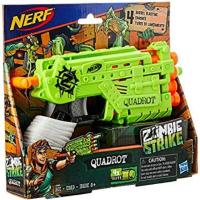 ราคา NERF Quadrot Blaster Gun Zombie Strike + 4 Elite Darts ปืนเนิร์ฟ (2430580063)