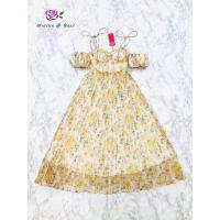 ราคา เดรสลายดอกงานป้ายwidelia@real (18337605326)