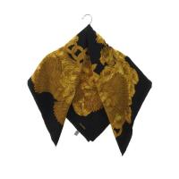 ราคา CHANEL Scarf Silk Unisex Black Direct from Japan Secondhand (29154426346)