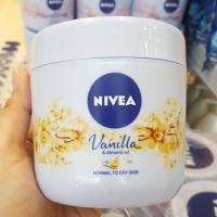ราคา Nivea Vanilla & Almond Oil Body Cream 400ml.(Made in Germany) (12947602706)