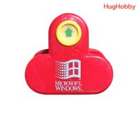 ราคา [มือ2] งานเก่ายุค 90s คลิปหนีบ ของกำนัลจาก Microsoft Windows พลาสติก สีแดง ขนาด 5.5x5cm (26271744437)
