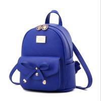 ราคา พร้อมส่ง กระเป๋าเป้สะพายหลังผู้หญิง ใบเล็กแต่งโบว์ แฟชั่นเกาหลี รหัส Yi-7855 (778344906)