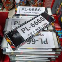 ราคา POLAR กรอบป้ายทะเบียนรถยนต์ ขอบหนา กันน้ำ 1คู่ หน้าหลัง สีดำเส้นขาว ยาว-ยาว กรอบป้ายทะเบียนรถ (22751893301)