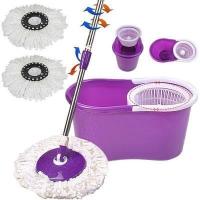 ราคา Mop Jumbo Stick พร้อมหัวม็อบ 2 หัว / magic easy spin 360 package (43854691097)