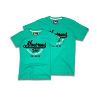 ราคา 9nine เสื้อสกรีนกำมะหยี่ รุ่น VL434 (สีเขียวมิ้น) (6215338383)