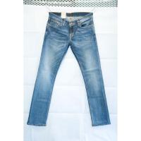 ราคา *Tight Long John Pure Blue ยีนส์ฟอกทรงสกินนี่ Nudie ของแท้ 100% (8115340389)