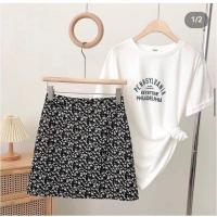 ราคา กระโปรงลายดอก size M (23527796583)