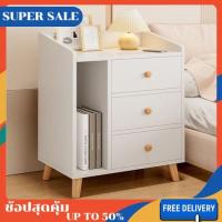 ราคา โต๊ะข้างเตียง ตู้ข้างเตียง ชั้นวางของข้างเตียง ตู้ลิ้นชัก ตู้หัวเตียง ทำจากไม้แท้ ทนทาน ไม้เนื้อแข็ง ประกอบง่าย (28328740764)
