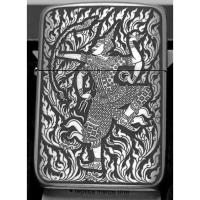 ราคา Zippo Replica Brass 1941 ของแท้ สีเงินด้าน ยิงเลเซอร์ ลายพระนารายณ์อวตาร 5 ด้าน (29655999697)