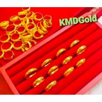 ราคา KMDGold แหวนทองเกลี้ยง1/2ครึ่ง ทองแท้พร้อมใบรับประกัน (4027751019)