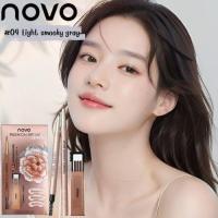 ราคา No.5146 NOVO FASHION BROW Eyebrow โนโว ดินสอเขียนคิ้ว แบบหมุน แถมไส้ดินสอ + บล๊อกคิ้ว 3 ชิ้น พร้อมไส้ดินสอเปลี่ยน3แท่ง (2779951009)