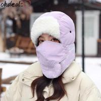 ราคา หมวกไหมพรม ป้องกันความเย็น มีโบว์สำหรับขี่จักรยาน สไตล์อบอุ่น เหมาะสำหรับ outdoor activities (52901587760)