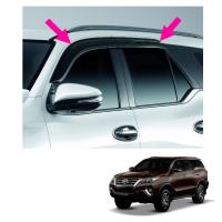 ราคา กันสาดฝน TRD สีดำ 4 ชิ้น ของแท้ สำหรับ โตโยต้า Toyota ฟอร์จูนเนอร์ Fortuner SUV ปี 2015 2016 2017 2018 2019 (6644273845)