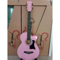 ราคา กีต้าร์โปร่ง OverSpeed ขนาด 38 นิ้ว รุ่น OS-38C-PK มีเหล็กดามคอ ขันคอได้ สายต่ำ เล่นง่าย (7886900703)