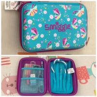 ราคา กล่องดินสอ Smiggle Original ของแท้พร้อมเครื่องเขียน ลายดอกไม้ชั้นเดียว (1246235035)