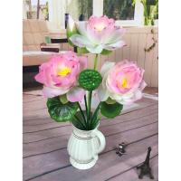 ราคา ดอกบัวหลวง ดอกบัว ดอกบัวประดิษฐ์ ดอกไม้พุทธบูชา ดอกบัวประดับแจกัน ดอกบัวบูชาพระ ดอกบัวผ้า ดอกไม้ปลอม ดอกไม้ประดิษฐ์ (5281228114)