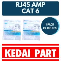 ราคา RJ45 AMP TYCO เครือข่ายเชื่อมต่อ RJ 45 AMP ปลั๊กเชื่อมต่อ (22125099120)