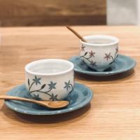 ราคา Sybilla ชุดถ้วยชา เซรามิค ลายดอกไม้ พร้อมช้อนไม้ Nikko (22607883938)
