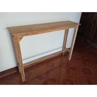 ราคา Sukthong@เเพร่ โต๊ะบาร์ไม้สักเเท้ 135*35 สูง 95 CM งานไม้ดิบไม่ทำสี โต๊ะอาหารไม้สัก SUKP-252 (9665854142)