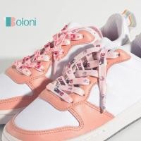 ราคา [Boloni] เชือกผูกรองเท้าแบนไม่มีความยืดหยุ่น ขนาด 120 ซม. การ์ตูน น่ารัก เสริมฟอร์มรองเท้าผ้าใบใหม่ (40569618637)