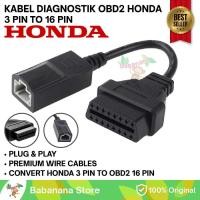 ราคา Honda รถ OBD สาย 16 ถึง 3 pin รถวินิจฉัยสาย OBD2 OBDII OBD 2 OBDII OBD 2 OBD II วินิจฉัย Deburg ข้อผิดพลาด (40455717025)