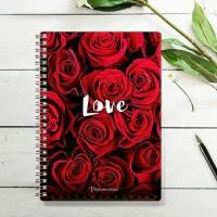 ราคา สมุดโน๊ตปกแข็ง สมุดบันทึกขนาด A5 Love notebook for Valentine day (1886957871)