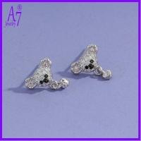 ราคา ใหม่น่ารักเต็มเพชรโคอาล่าต่างหู RXW1797 (51251582960)