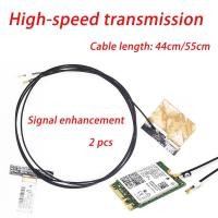 ราคา ใหม่ 1 คู่แล็ปท็อปเสาอากาศไร้สายภายใน WiFi สําหรับ Intel AX200 9260AC 7260HMW MINI PCI-E U.FL อะแดปเตอร์ LAN ไร้สาย Wifi เสาอากาศ (41764215405)