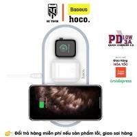 ราคา HOCO CW24 เครื่องชาร์จไร้สาย 3-in-1 ชาร์จเร็ว 10W PD สําหรับโทรศัพท์ 3 ตัว นาฬิกา อุปกรณ์ airpod พร้อมกัน (25225013776)