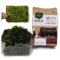 ราคา สาหร่ายเกาหลี ปรุงรสพร้อมทาน cj bibigo savory roasted korean seasoned seaweed 4g 비비고 햇바삭김 (12873758397)