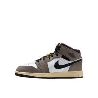 ราคา Nike GS Air Jordan 1 Mid SE Cave Stone Unused (57102096341)