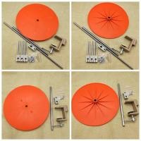 ราคา จานวางผ้ากุ้นจักรอุตสาหกรรม ติดหน้าโต๊ะ เหมาะสำหรับจักรเย็บผ้าต่างๆ จักรลา จักรโพ้ง จักรเย็บ ต่างๆ (สีส้ม) รุ่น AP5 (10741851678)