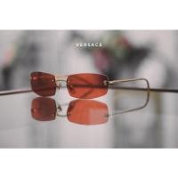 ราคา VERSACE vintage rimless sunglasses made in Italy รับประกันสินค้าแท้100% (26818333165)