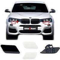 ราคา ฝาครอบเครื่องซักผ้าไฟหน้าสําหรับ 14-17 BMW X3 SAV F25LCI(M-Sport) Fit 28dX 28i 28iX 35iX 2014 2015 2016 2017 ทําความสะอาดไฟหน้าหัวฉีดสเปรย์ (43722114982)