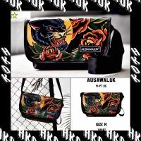 ราคา กระเป๋าผ้าใบกันน้ำรุ่น AUSAWALUK กระเป๋าสะพายข้าง (19224549344)