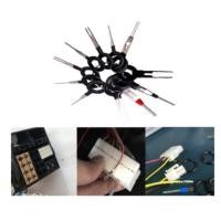 ราคา ชุดถอดขั้วสายไฟ เครื่องมือถอดขั้วสายไฟรถยนต์ แบบหางปลา มีขนาด 0.8มม-4.0มม แบบ11ชิ้น 36ชิ้น (11938333495)