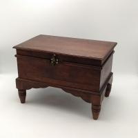 ราคา หีบไม้สัก หีบสมบัติ กล่องไม้สัก เก็บของใส่พระ มินิมอล กำปั่นโบราณ (25877083573)