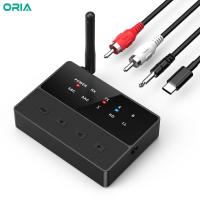 ราคา ORIA อะแดปเตอร์เสียงไร้สายบลูทูธ 5.3 ตัวรับสัญญาณรองรับฟังก์ชั่น APTX พร้อม 3.5 มม.AUX/RCA สายสัญญาณเสียงสําหรับทีวีหูฟังลําโพง (40757631908)