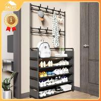 ราคา SALVO ชั้นวางเสื้อผ้า ชั้นวางรองเท้า ชั้นเก็บของ ราวแขวนเสื้อ กระเป๋า หมวก อเนกประสงค์ (26164286381)