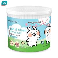 ราคา Watsons วัตสัน สำลีก้านกระดาษ 300 ก้าน (Usagyuun). (28286425751)