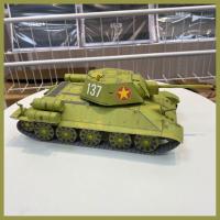 ราคา [ครบชุด] รถถังโมเดลกระดาษ ที-34 เลขแบรนด์ 137 เป็นของกองทัพเวียดนาม (54950722381)