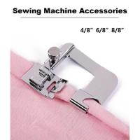ราคา MESIN พับจักรเย็บผ้าเท้าม้วน Hem Presser เท้า 4/8 6/8 8/8 3PCS กดเท้าสําหรับจักรเย็บผ้าในครัวเรือน, ม้วน Hem สําหรับ Brother นักร้อง, เครื่องมือเย็บผ้า (42154693339)