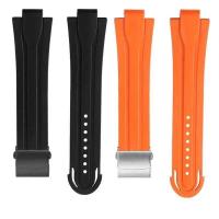 ราคา 12 มม. สำหรับนาฬิกาดำน้ำ Oris AQUIS 7740 7730 Water Ghost นาฬิกาสปอร์ตผู้ชาย สายงฟลูออโร สายซิลิโคน (43560945597)