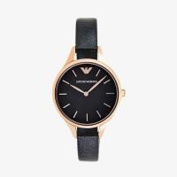 ราคา Emporio Armani นาฬิกาข้อมือผู้หญิง Dress Black Dial Black รุ่น AR11056 (5235947640)