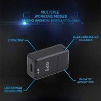 ราคา GPS Locator ขนาดเล็กและ Strong Magnetic เด็ก Anti Theft Loss จองเครื่องมือรถติดตามพระเจ้า GF07 สีดํา (45350142177)
