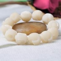 ราคา Wangchi Factory Hand-Carved Lotus หยกขาว Bodhi Root แหวนเดี่ยวสร้อยข้อมือ Bodhi Root ลูกปัดธรรมดาพระพุทธรูปลูกปัด (40324817715)