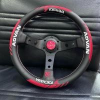 ราคา VERTEX Steering wheel ADVAN Yokohama พวงมาลัย Vertex ขนาด 13“นิ้ว ก้านยก 2.5”นิ้ว แป้นแตรสีแดง (24060487518)