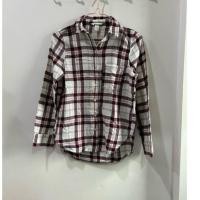 ราคา Kemeja Preloved เสื้อเชิ้ตลายสก๊อตผู้หญิง H&M (28260939266)
